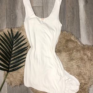 Off white midi dress